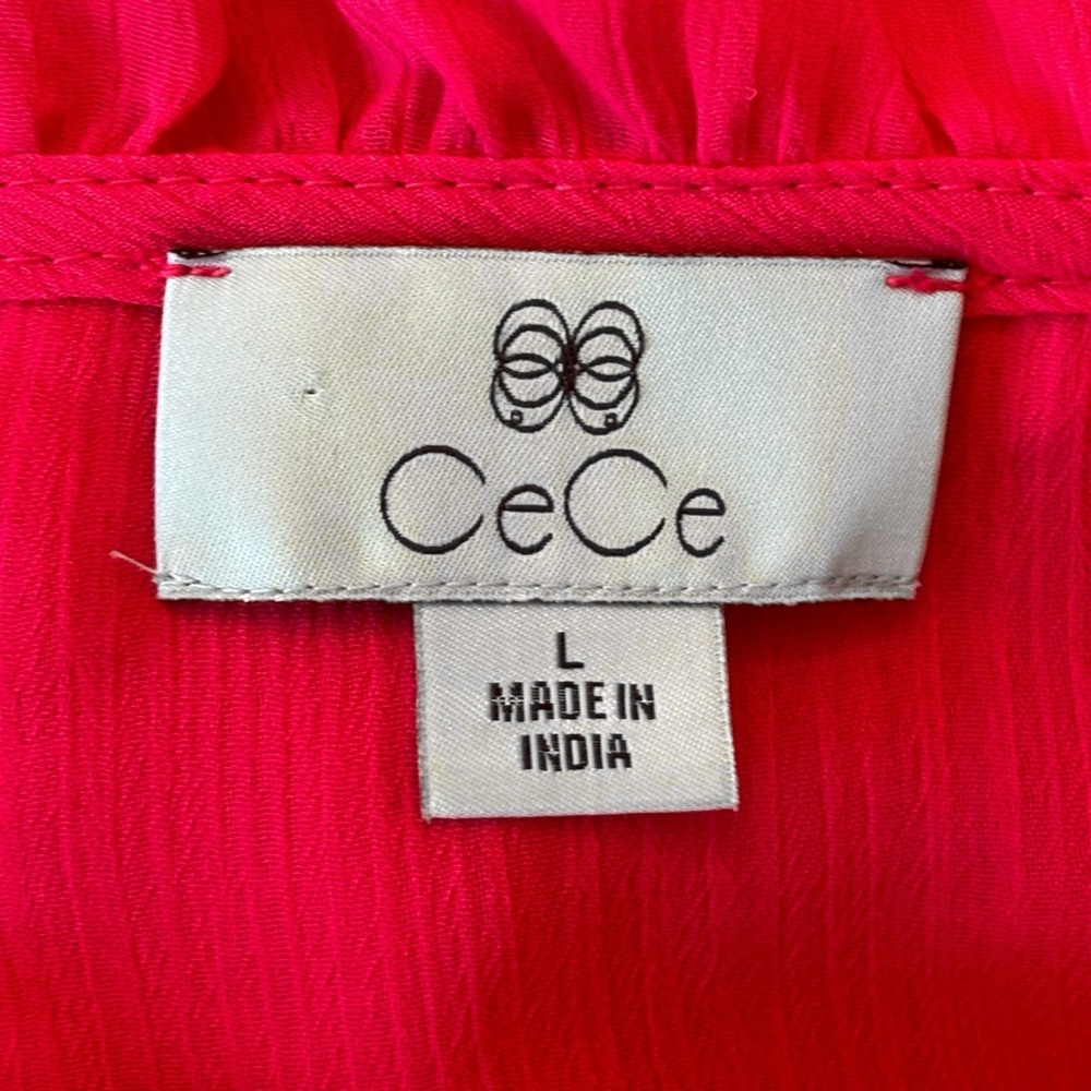 CeCe Pink Ruffle Blouse - Picture 9 of 10